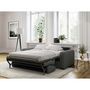 Voir la diapositive 5 : Canapé convertible système couchage express matelas 160x200 13cm 3 places en tissu  DYLAN 