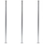 Voir la diapositive 1 : VIDAXL Poteaux de cloture 3 pcs Aluminium 185 cm