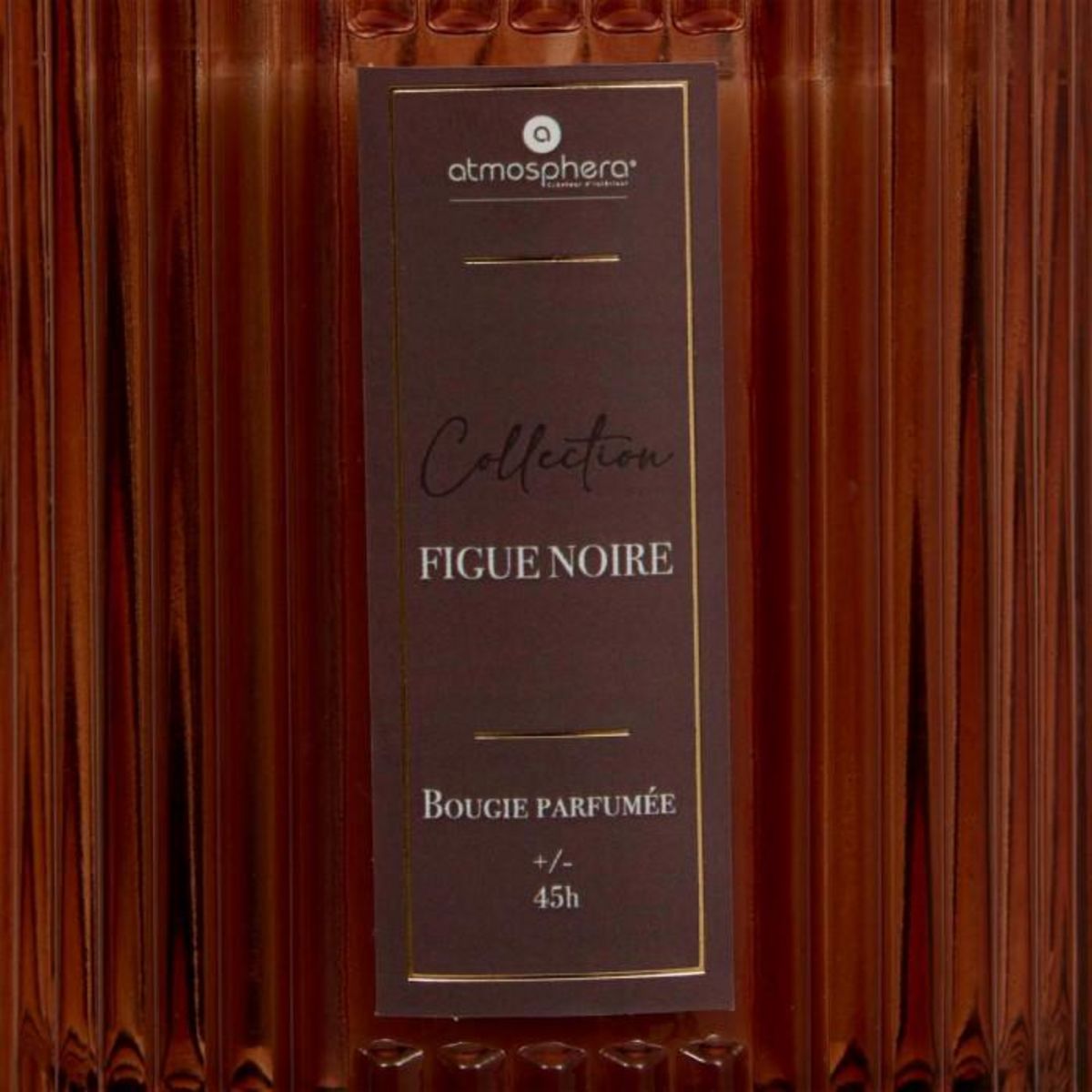 ATMOSPHERA Bougie Parfumée en Verre  Albie  290g Figue Noire