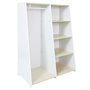 Voir la diapositive 2 : Paris Prix Armoire Scandinave Enfant  Maya  120cm Blanc