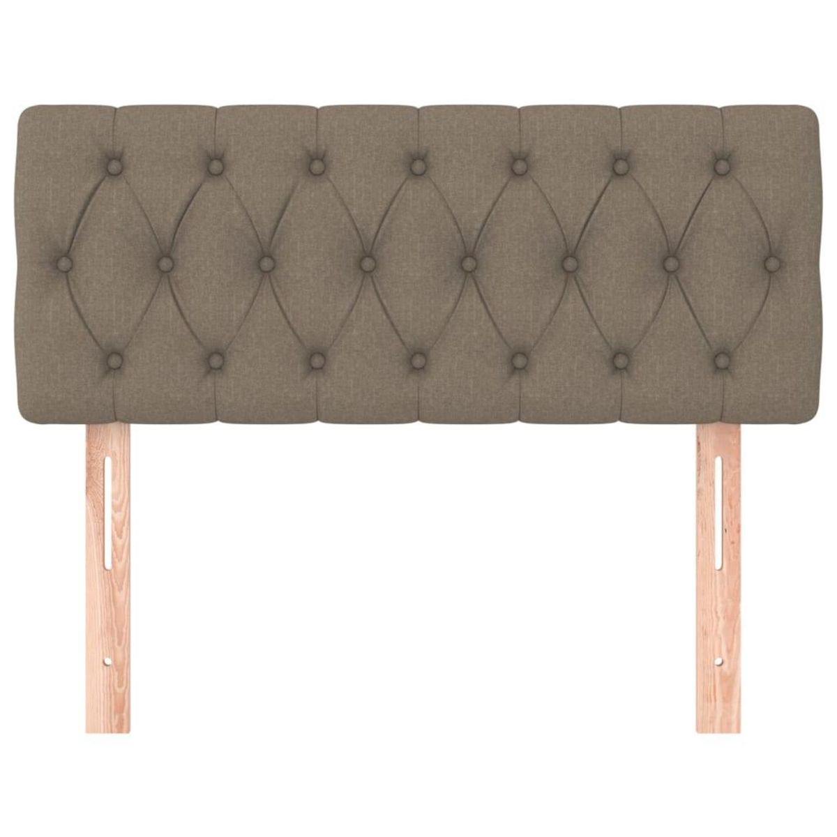 VIDAXL Tete de lit Taupe 100x7x78/88 cm Tissu