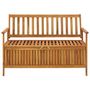 Voir la diapositive 2 : VIDAXL Banc de rangement de jardin 120 cm bois d'acacia solide
