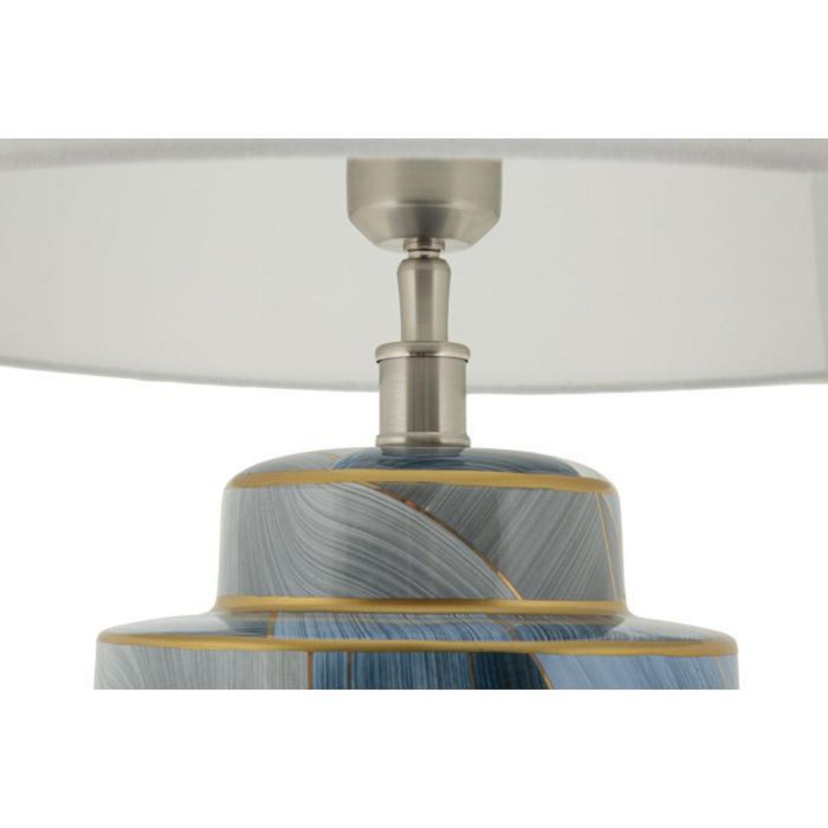 Paris Prix Lampe à Poser en Céramique  Elegant  64cm Bleu