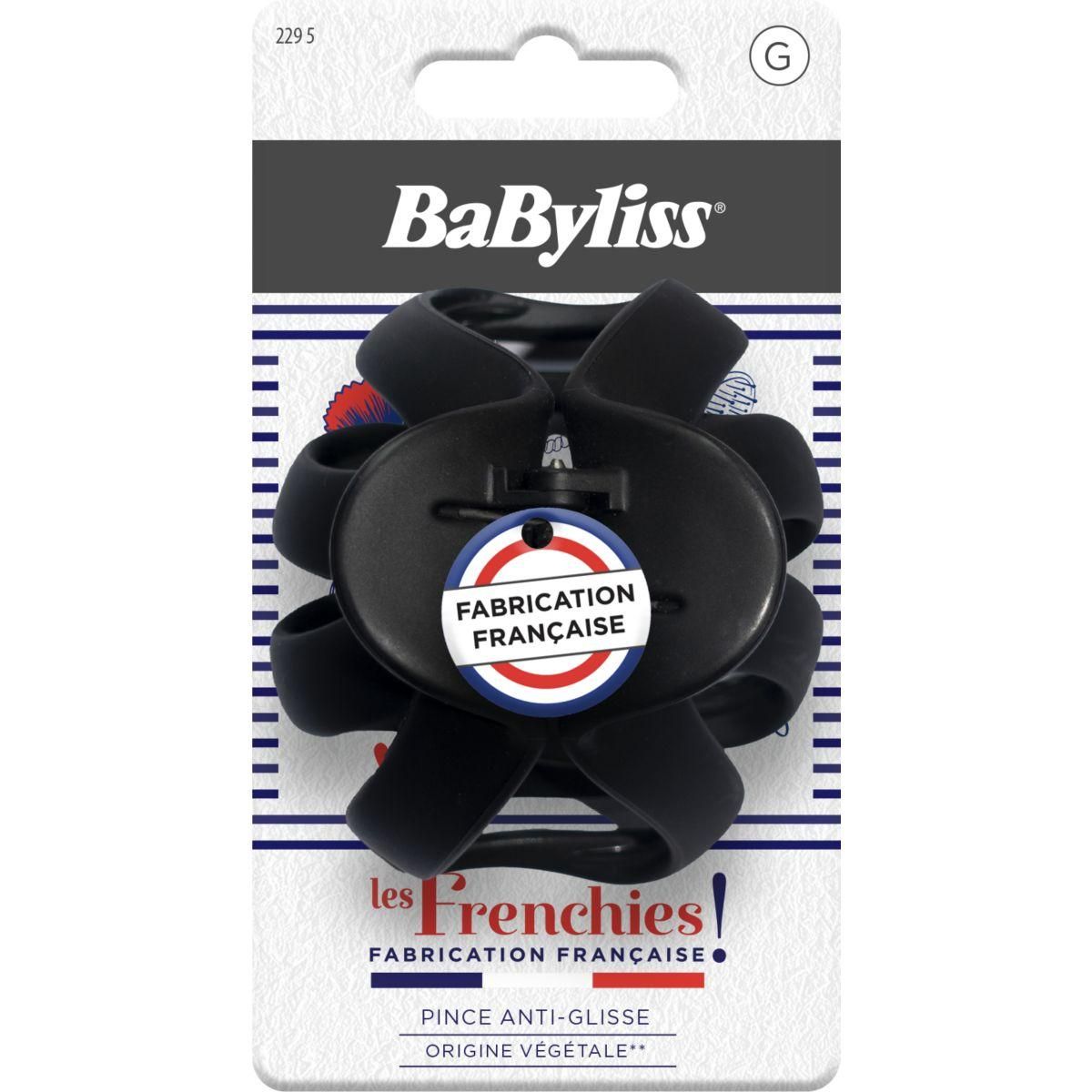BABYLISS Pince cheveux anti-glisse végétale - Made in France