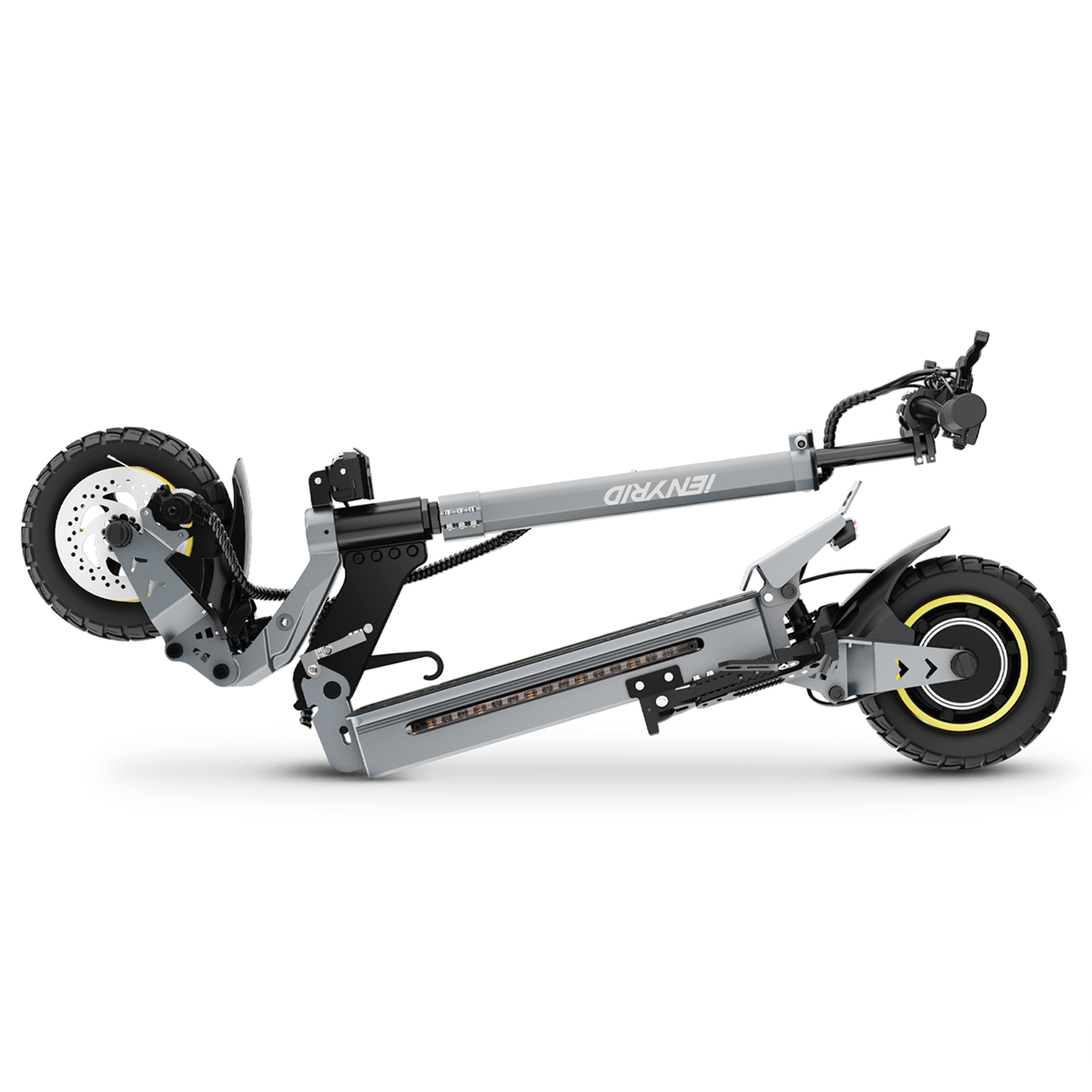 Voir la diapositive 3 : IENYRID Trottinette électrique pliable iENYRID S1, 800 W 48 V 15 Ah, pneu tout-terrain 10