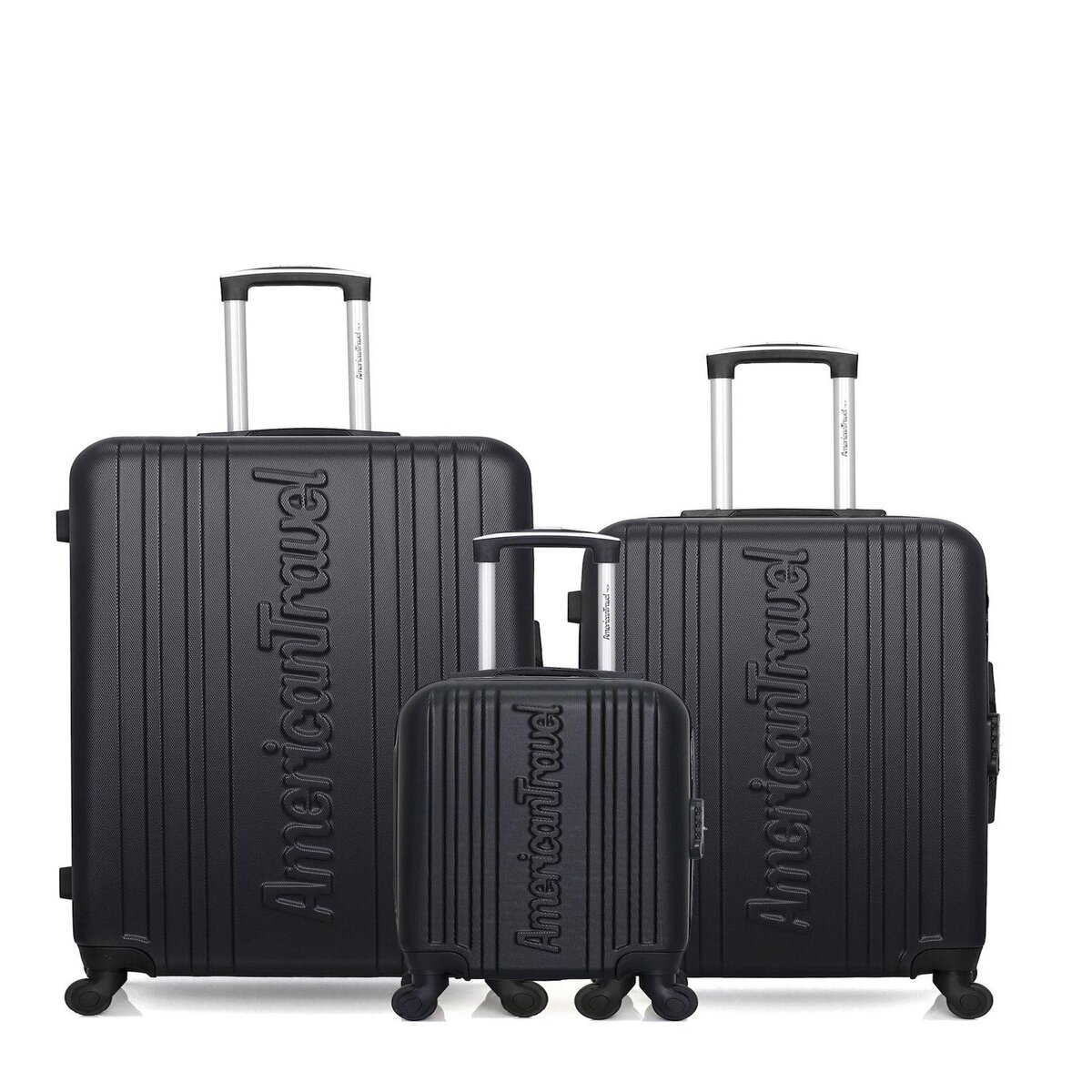 AMERICAN TRAVEL AMERICAN TRAVEL - LOT DE 3 - Valises grand format, weekend et cabine XXS SPRINGFIELD