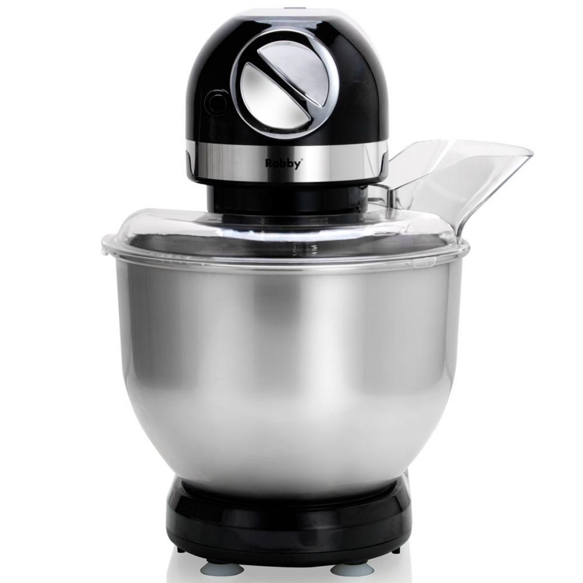 Robby Robot multifonctions 5l 1000w noir avec hachoir et blender 1,5l en verre - robimix noir