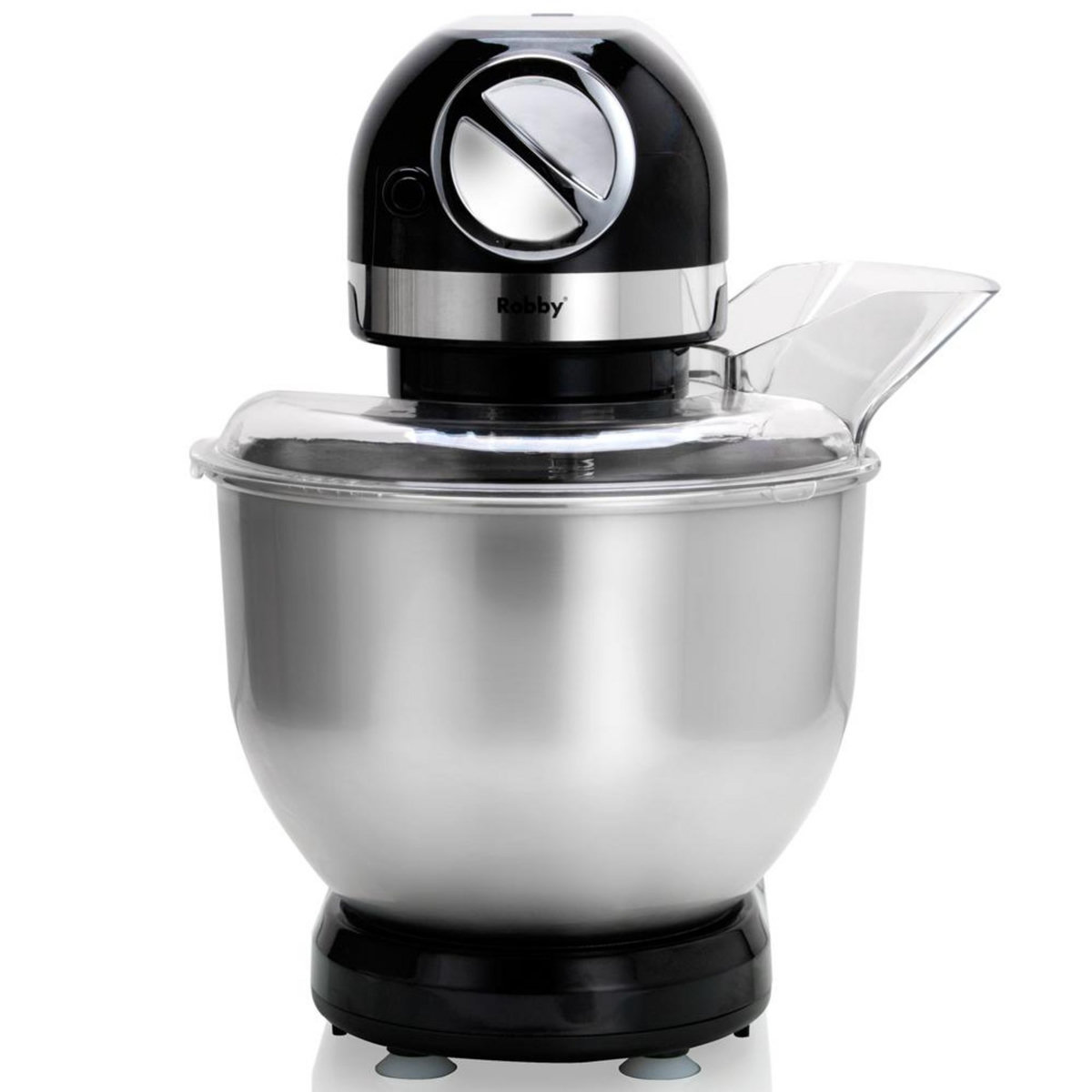 Robby Robot multifonctions 5l 1000w noir avec hachoir et blender 1,5l en verre - robimix noir