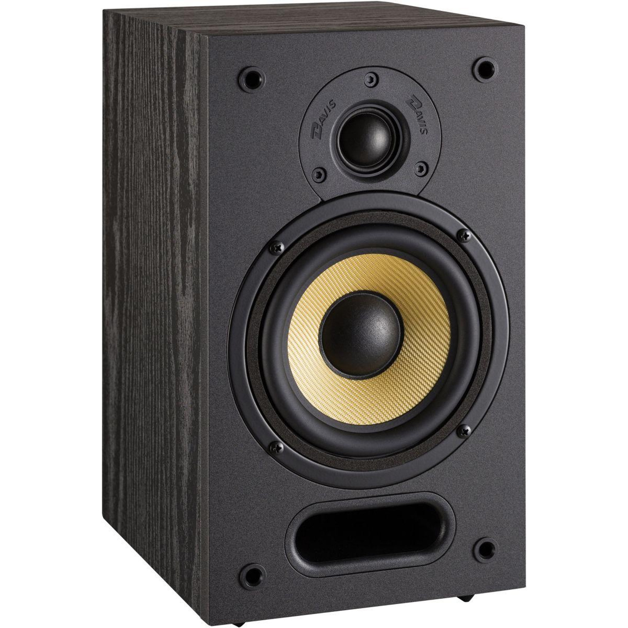 Voir la diapositive 3 : Davis Enceinte surround ariane 1 frene noir x 2