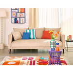 LISA DESIGN Ostrava - canapé droit 3 places en velours pieds en bois. Coloris disponibles : Gris, Jaune