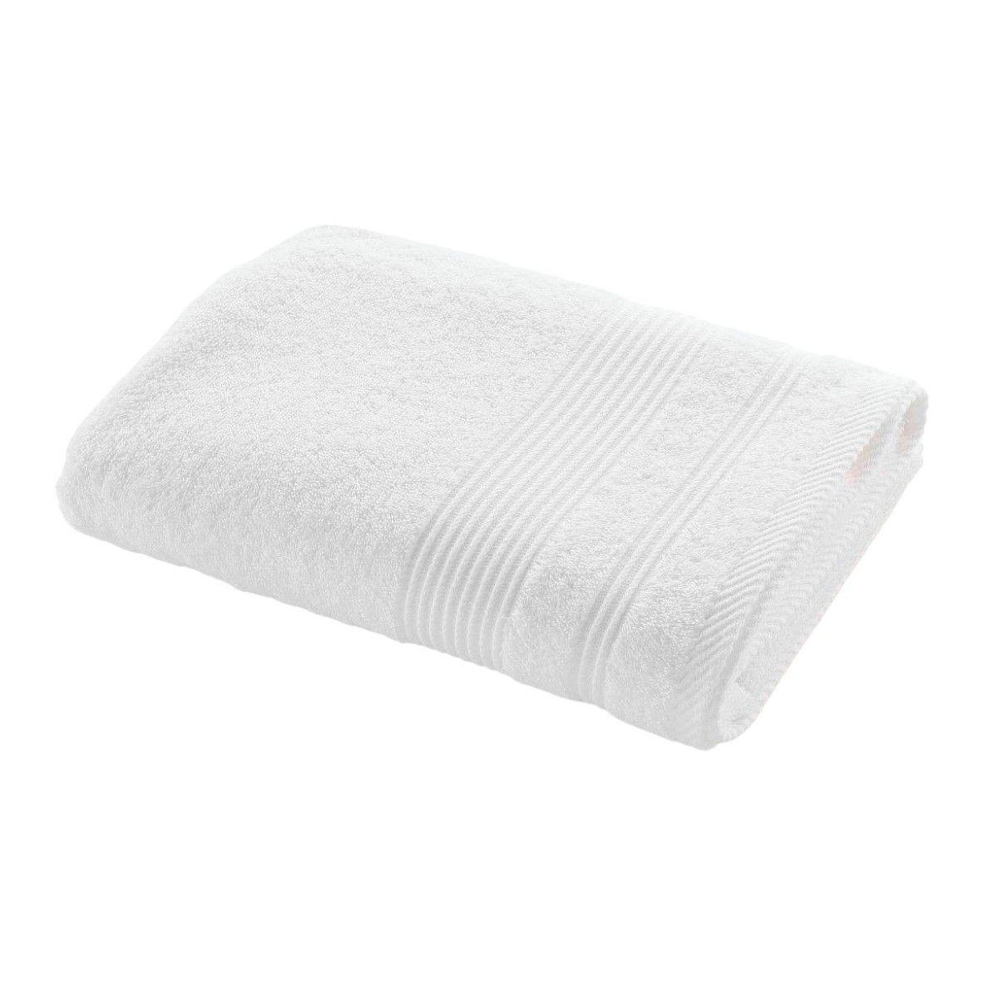 Voir la diapositive 1 : Douceur d'Intérieur Drap de Douche  Tendresse  70x130cm Blanc