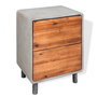 Voir la diapositive 1 : VIDAXL Table de chevet Bois d'acacia massif 40 x 30 x 50 cm