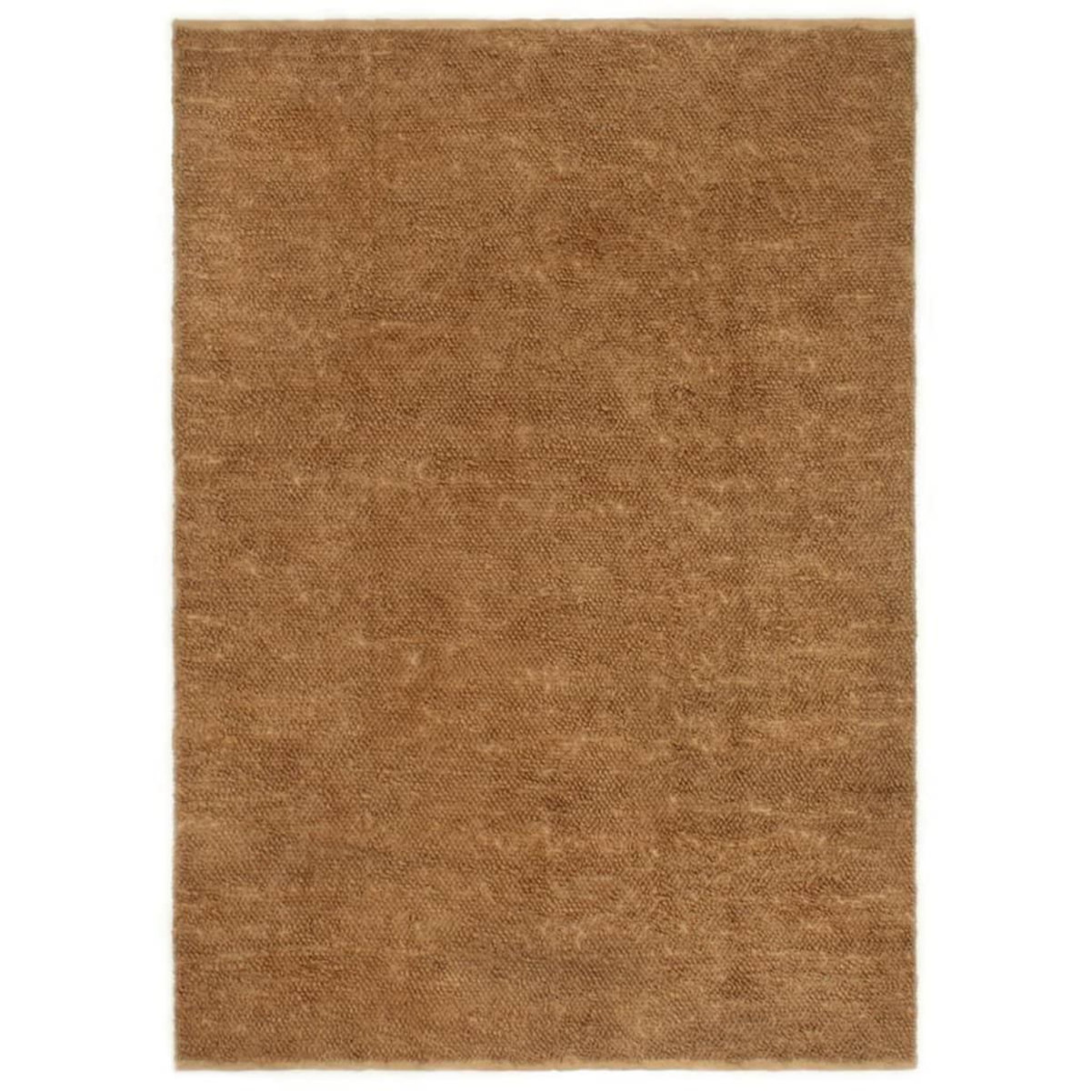 VIDAXL Tapis a poils boucles fait a la main 80x160 cm Jute et coton