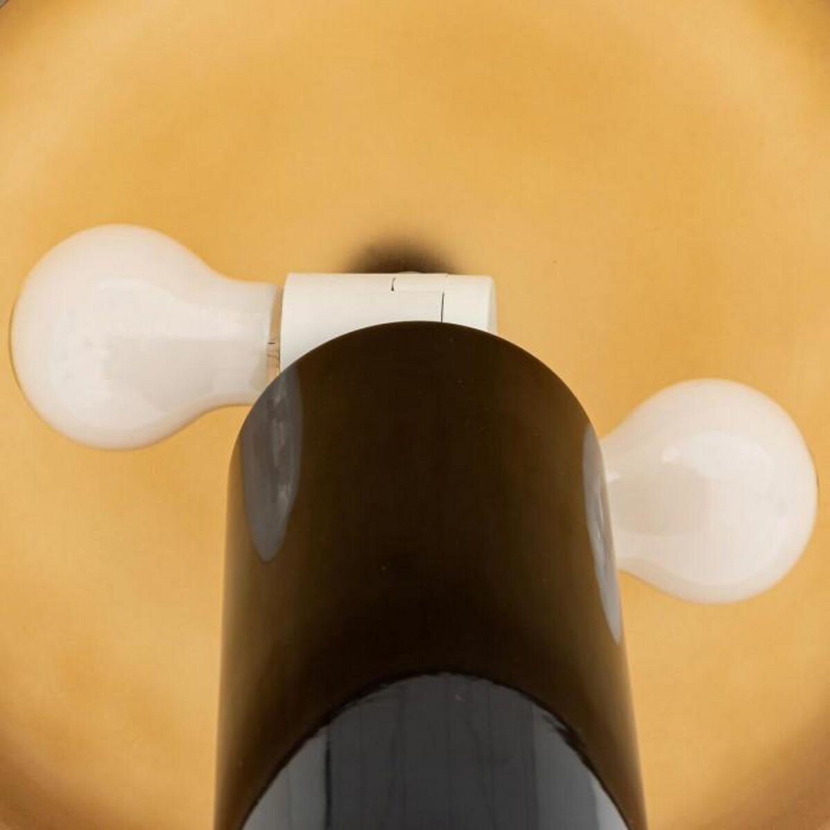 ATMOSPHERA Lampe à Poser Cylindre en Verre  Jody  37cm Ambre