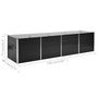 Voir la diapositive 6 : VIDAXL Lit sureleve de jardin Anthracite 320x80x77 cm Acier galvanise
