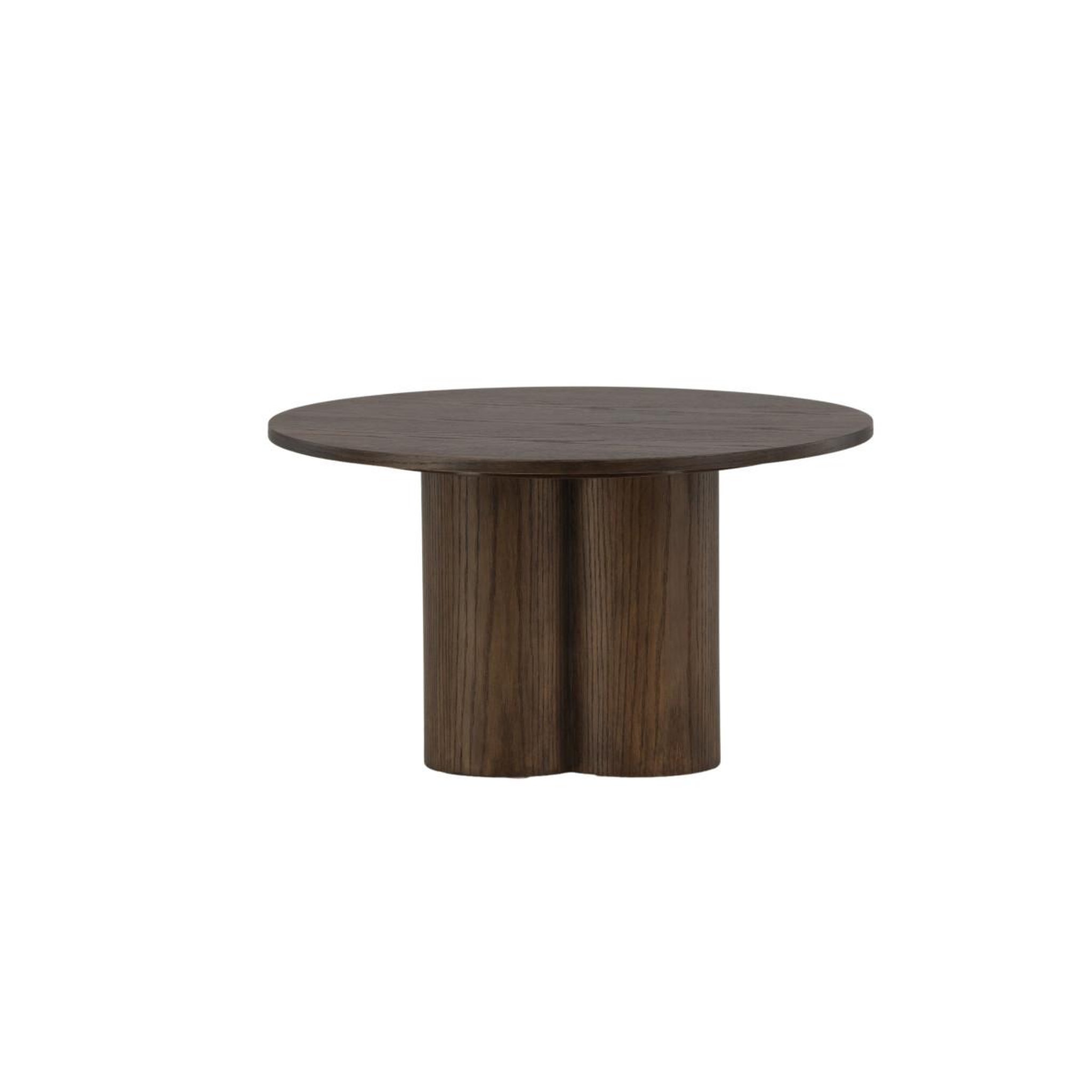 Voir la diapositive 3 : Paris Prix Table basse ronde  olivia  80cm moka