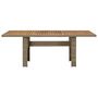 Voir la diapositive 2 : VIDAXL Table a manger de jardin Marron 200x100x74 cm Resine tressee