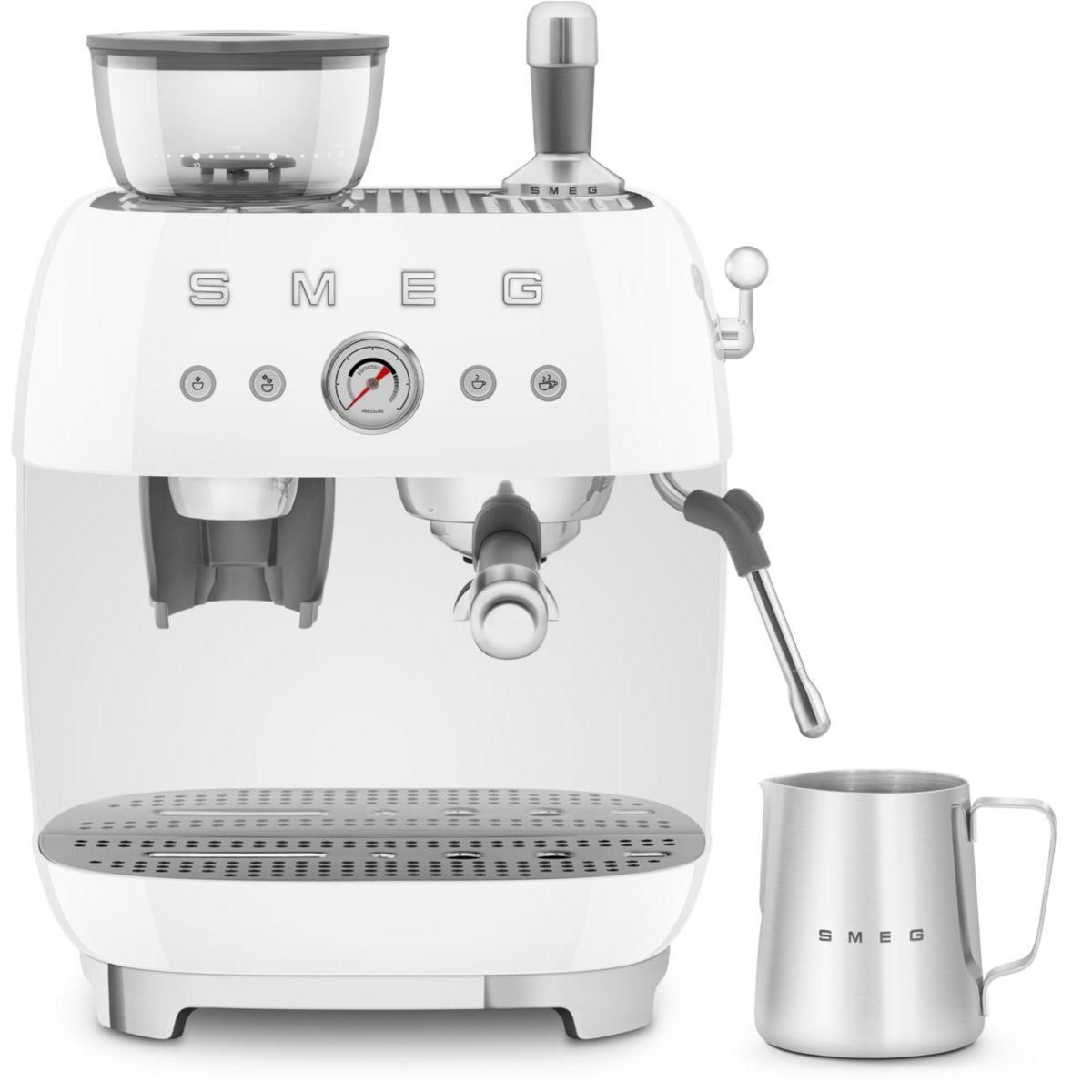 SMEG Expresso Broyeur EGF03WHEU blanc
