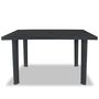 Voir la diapositive 2 : VIDAXL Table de jardin Anthracite 126 x 76 x 72 cm Plastique
