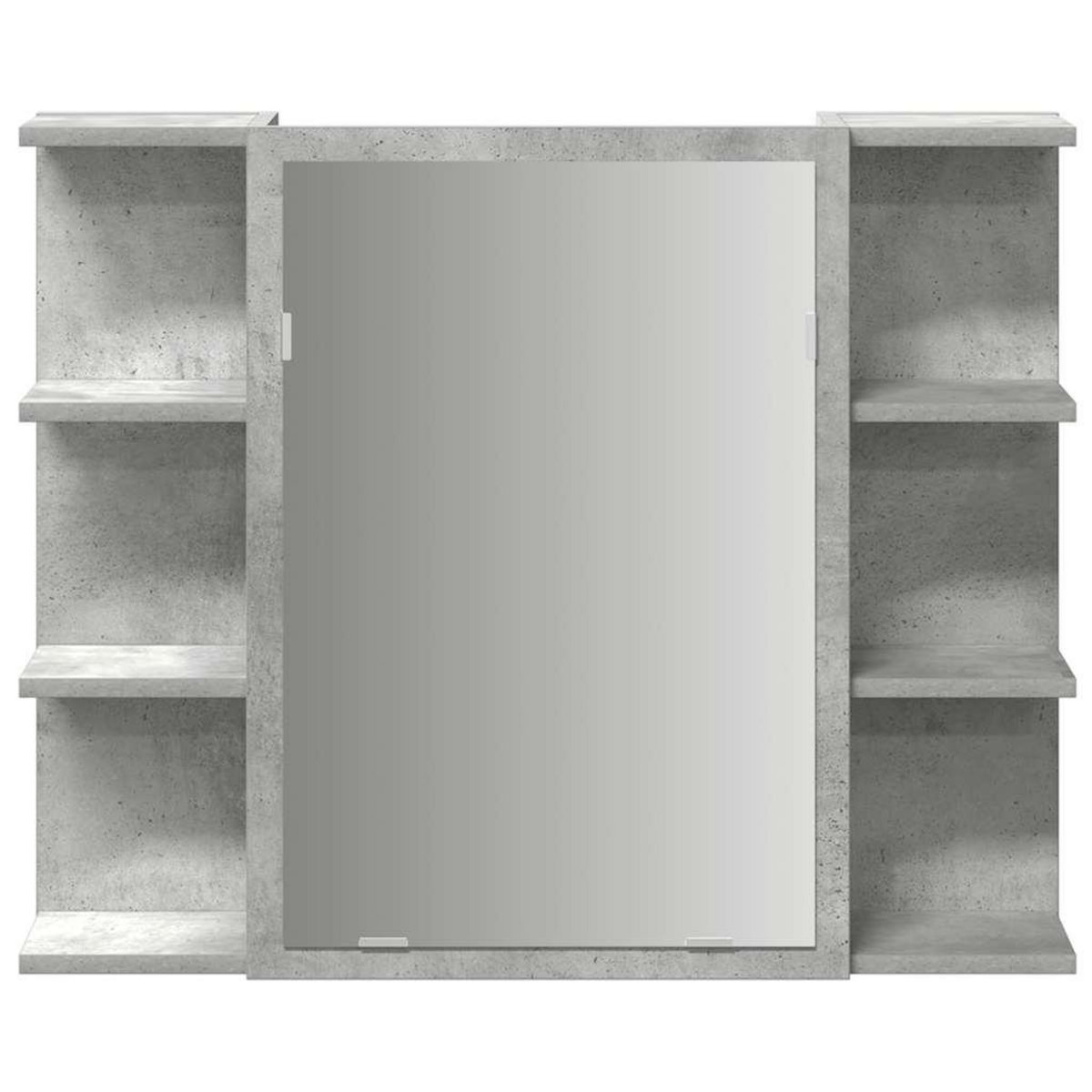 VIDAXL Armoire a miroir de bain Gris beton 80x20,5x64 cm Agglomere