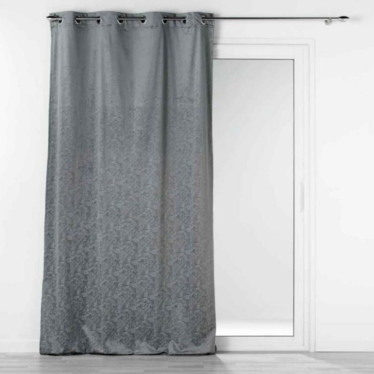 Paris Prix Rideau Occultant  Aquarelle  135x240cm Anthracite