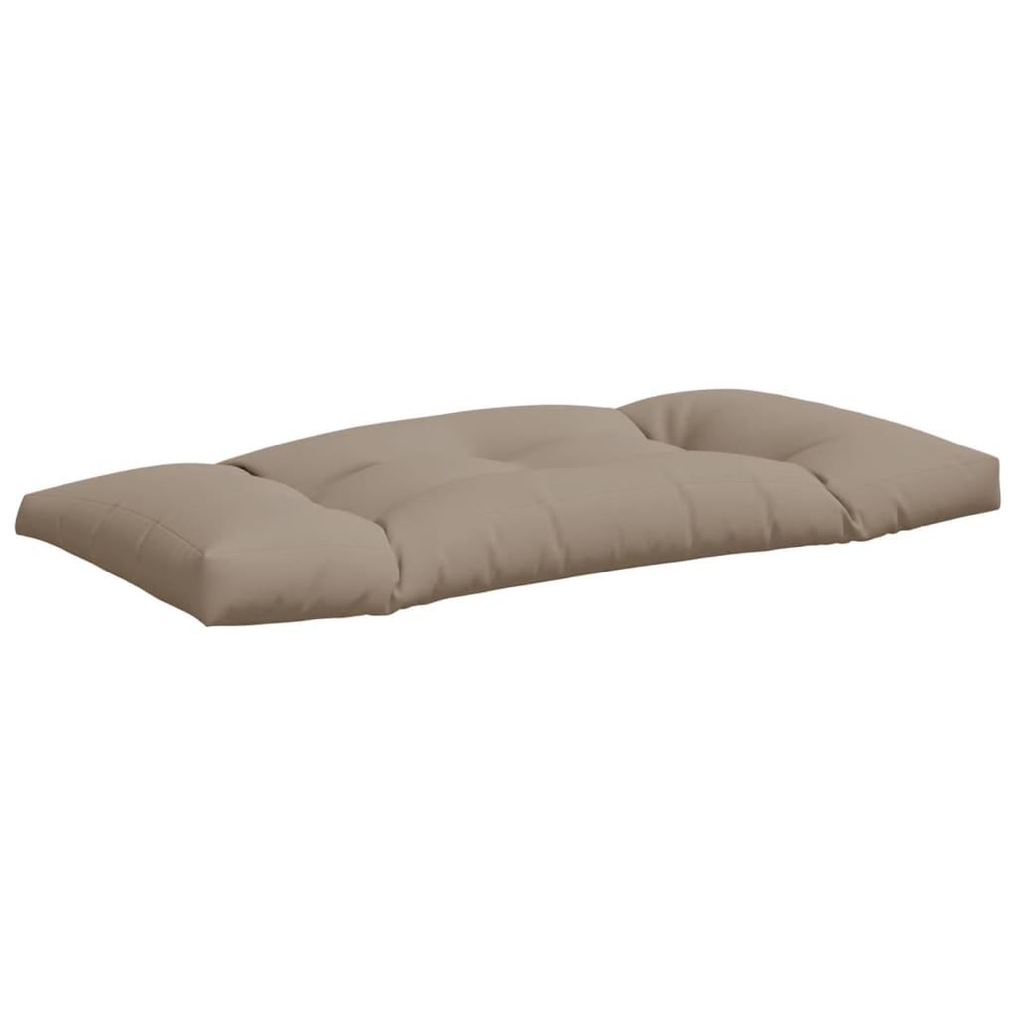 Voir la diapositive 5 : VIDAXL Coussins de palette lot de 2 taupe tissu