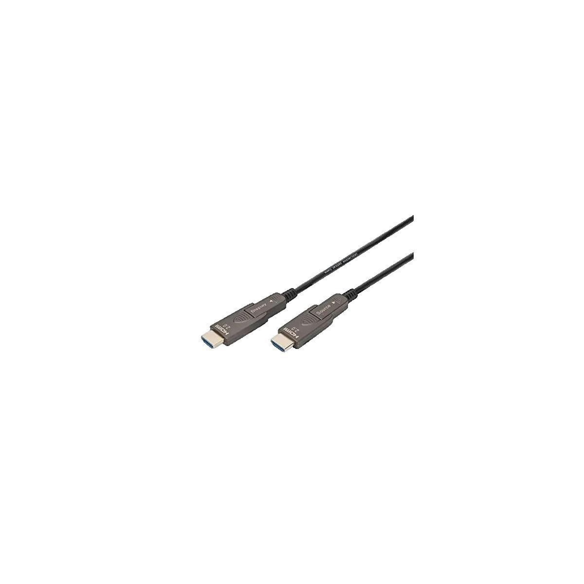 DIGITECH Câble HDMI Digitus modèle AK-330127-300-S Ultra High Speed 30m micro HDMI mâle à micro HDMI mâle, fibre optique, support 4K 60Hz