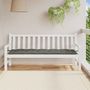 Voir la diapositive 3 : VIDAXL Coussin de banc de jardin gris fonce melange 180x50x7 cm tissu