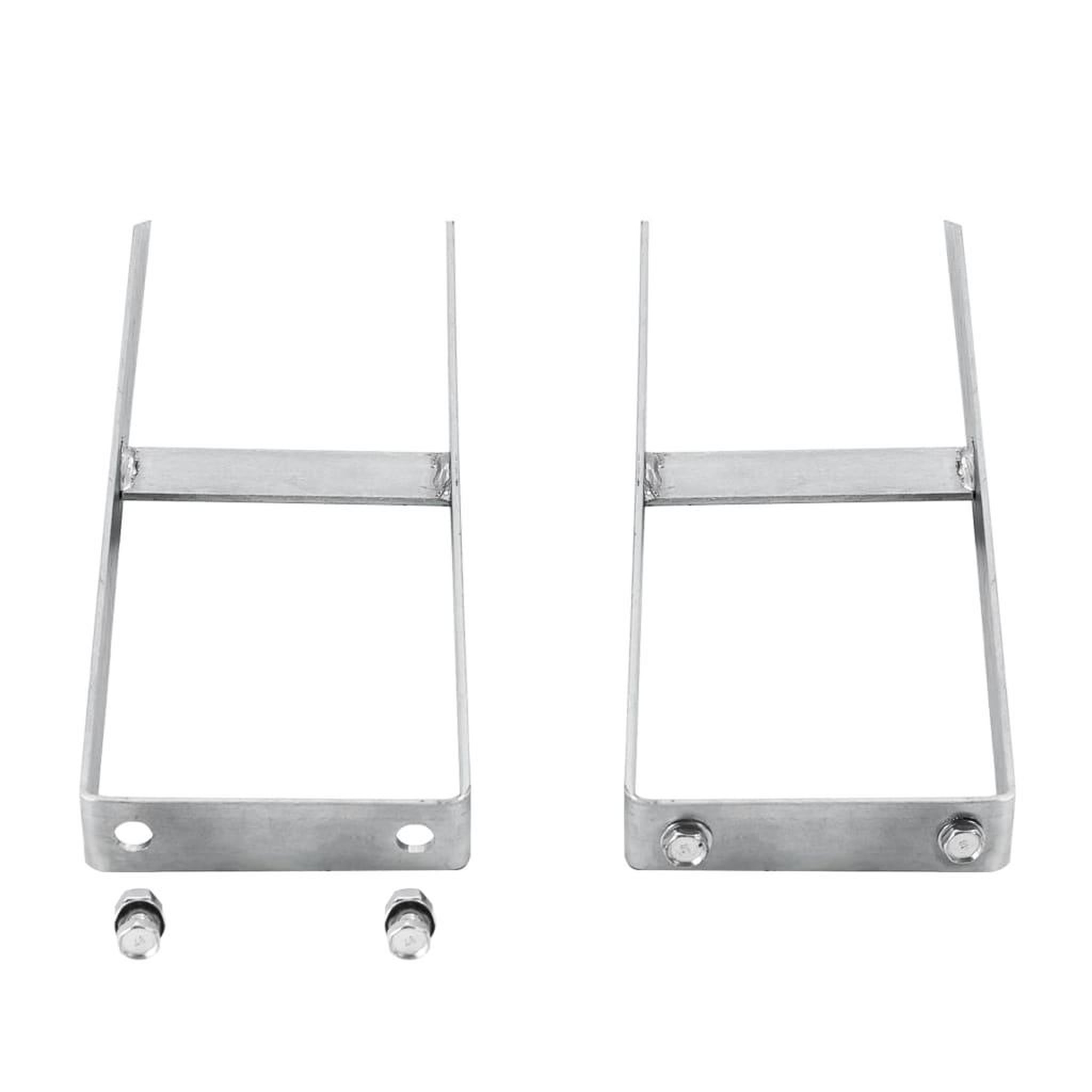 VIDAXL Piquets de cloture de sol 2 pcs pour cloture en WPC Acier 40 cm