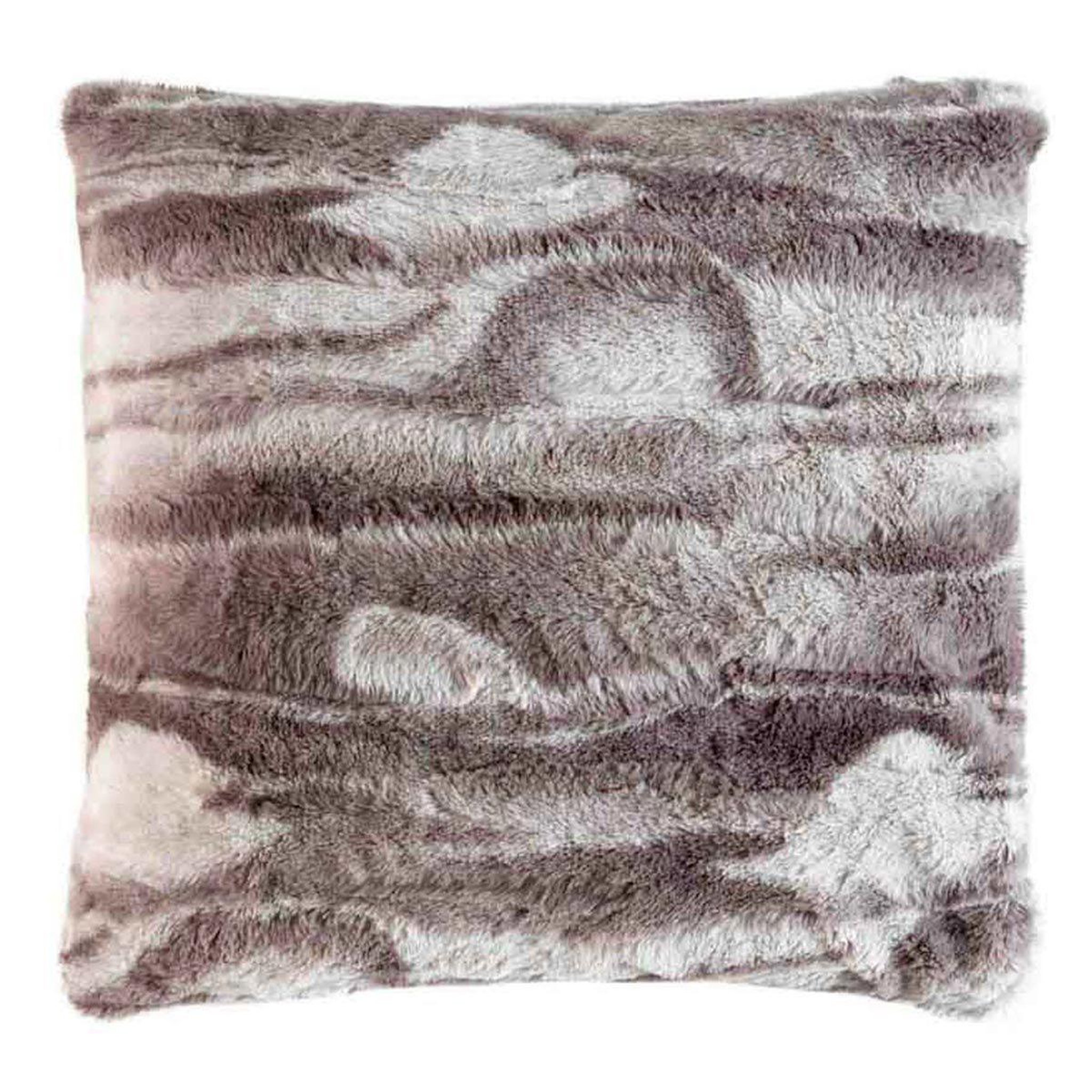 Voir la diapositive 1 : Douceur d'Intérieur Housse de coussin  caribou  40x40cm naturel