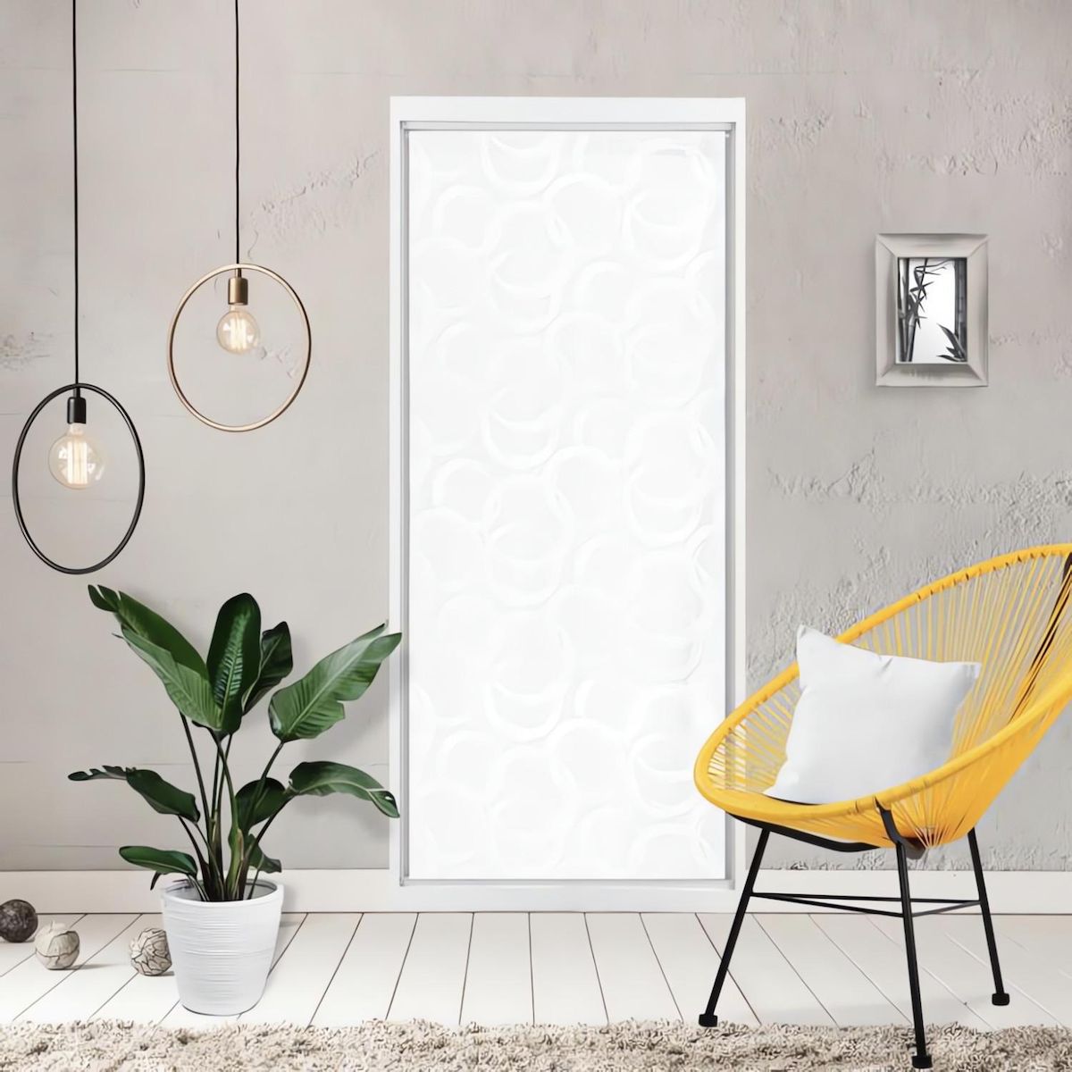 SOLEIL D'OCRE Voilage porte fenêtre CIRCLE, par Soleil d'Ocre