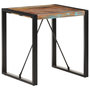 Voir la diapositive 1 : VIDAXL Table a manger 70x70x75 cm Bois de recuperation massif