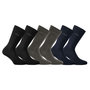 Voir la diapositive 1 : FILA Lot de 6 Paires de Chaussettes de ville homme en bambou FU5511