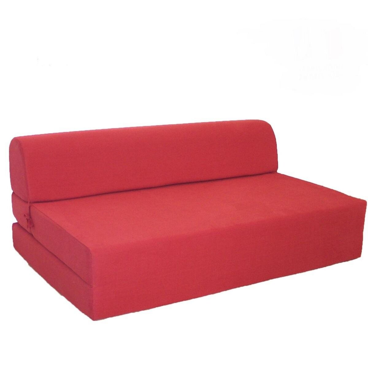 Chauffeuse convertible 2 places en tissu uni CHAPI