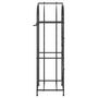Voir la diapositive 4 : VIDAXL Casier à bouteilles 41 bouteilles noir 45x36x120 cm fer forgé