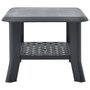 Voir la diapositive 4 : VIDAXL Table basse Anthracite 90x60x46 cm Plastique