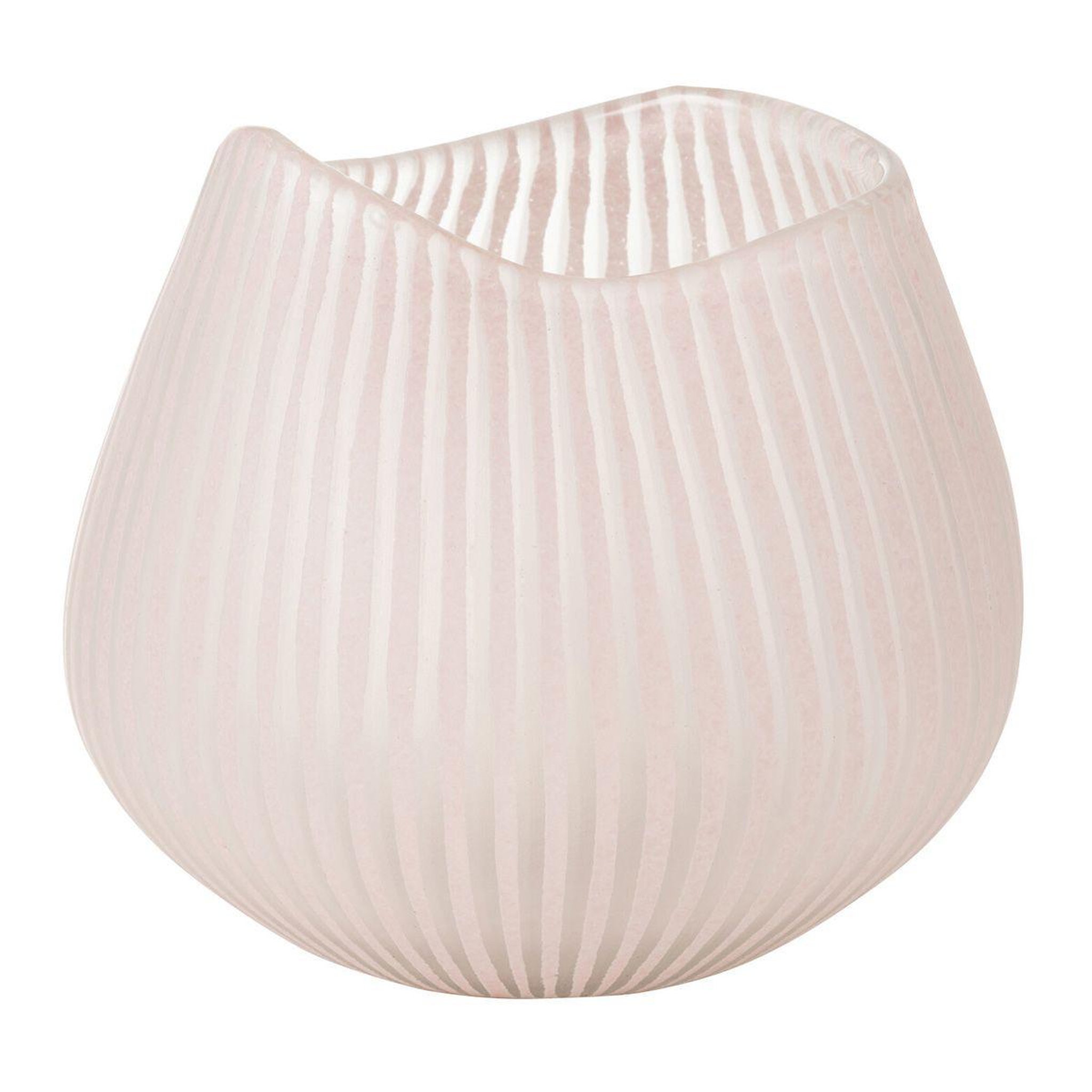 J-LINE Vase design ligne  octave  20cm rose