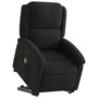 Voir la diapositive 3 : VIDAXL Fauteuil de massage inclinable Noir Tissu