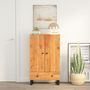 Voir la diapositive 1 : VIDAXL Buffet haut avec tiroir 60x33x100cm bois massif d'acacia et fer