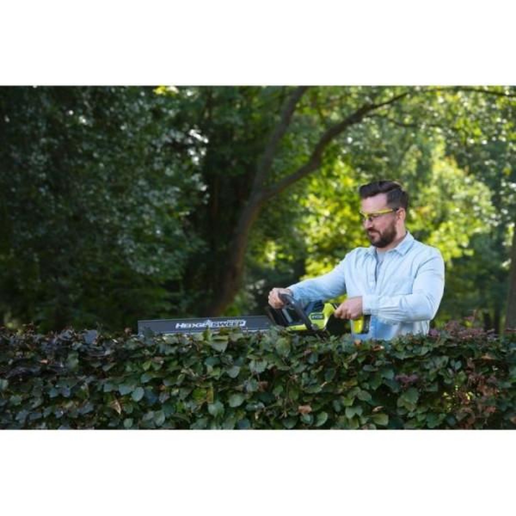 Voir la diapositive 5 : Ryobi RYOBI - Taille-haies LINEA 18V ONE+ - design en ligne - lames 55 cm - écartement 24 mm - sans batterie ni chargeur - RY18HT55A-