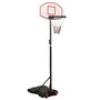 Voir la diapositive 1 : VIDAXL Support de basket-ball Blanc 216-250 cm Polyethylene
