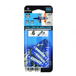 RED HEAD Lot de 6 chevilles et vis couleur RED HEAD, Diam.8 mm x L.50 mm