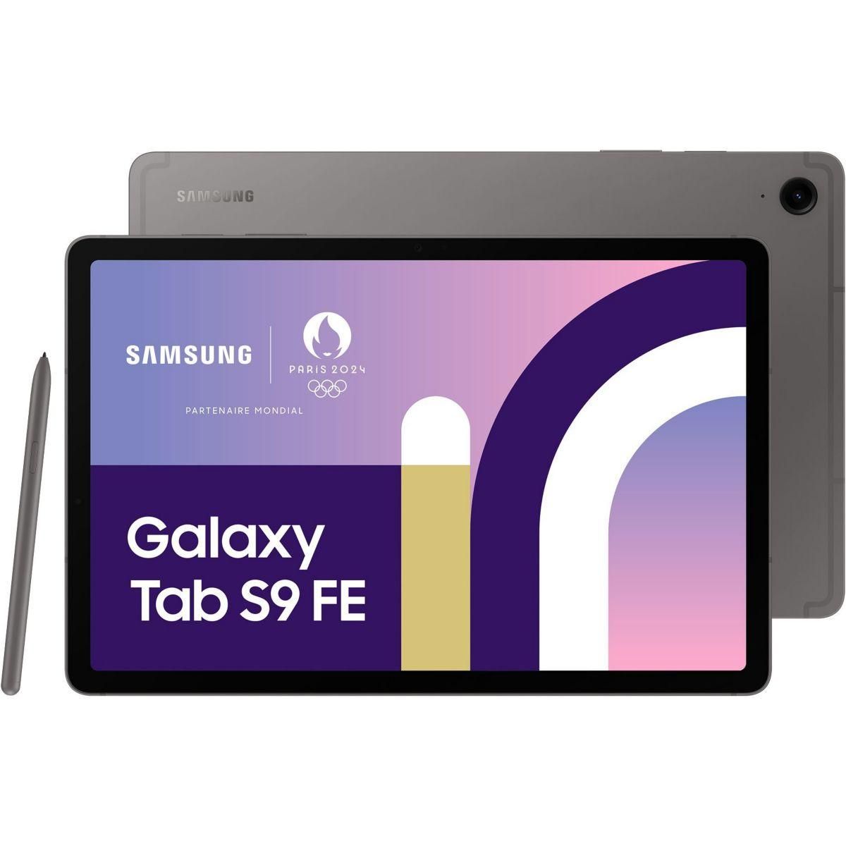 Samsung Tablette Android Galaxy Tab S9FE 10.9 5G 256Go Gris
