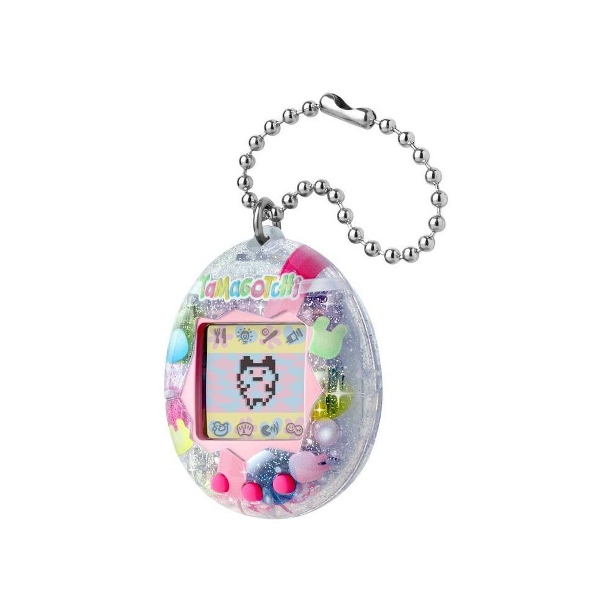 Voir la diapositive 3 : Jeu portable animal de compagnie virtuel Colorful Boba à écran pixel rétroéclairé