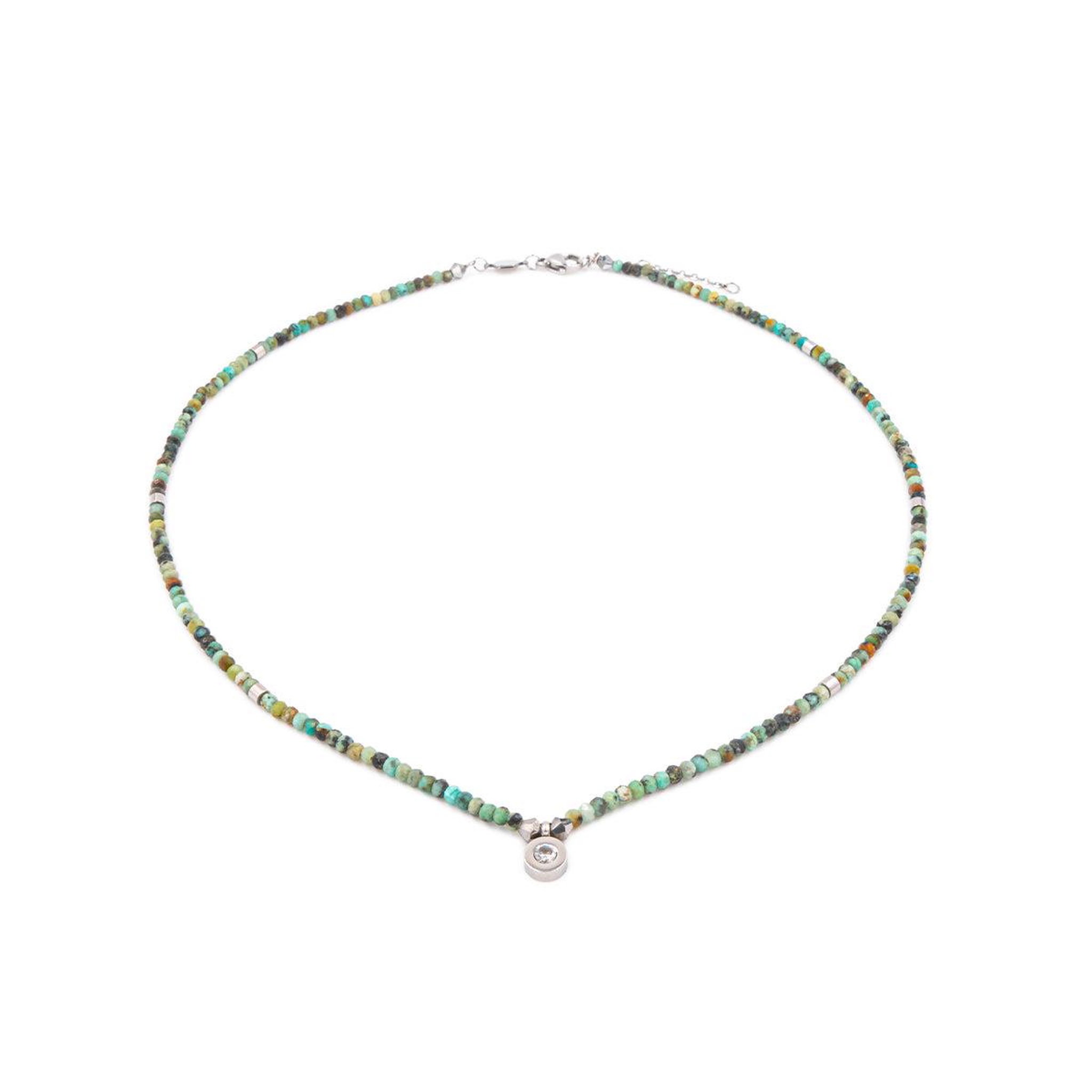 Voir la diapositive 1 : SLOYA Collier Lumia en pierres Turquoise