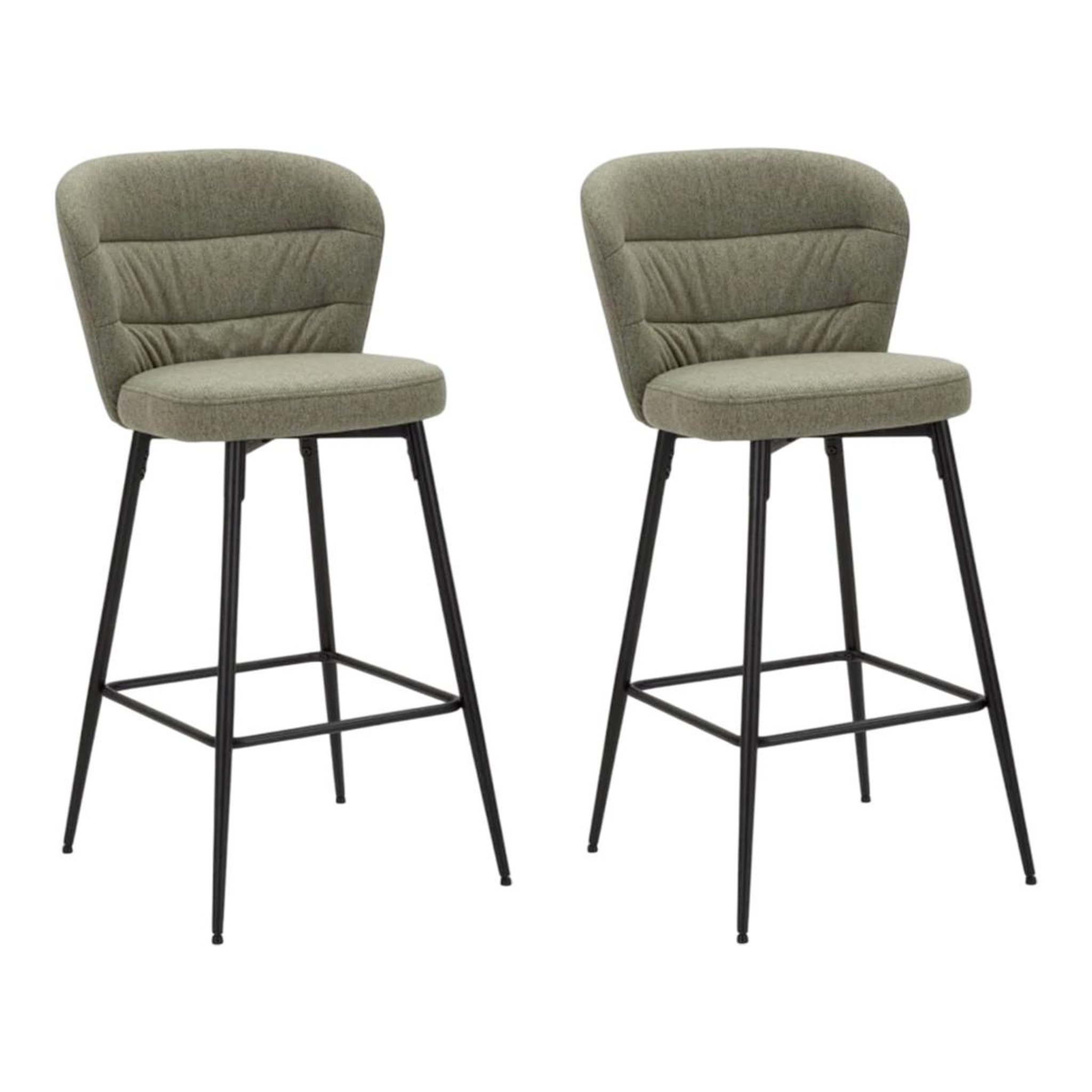 Paris Prix Lot de 2 chaises de bar  losanna  108cm vert