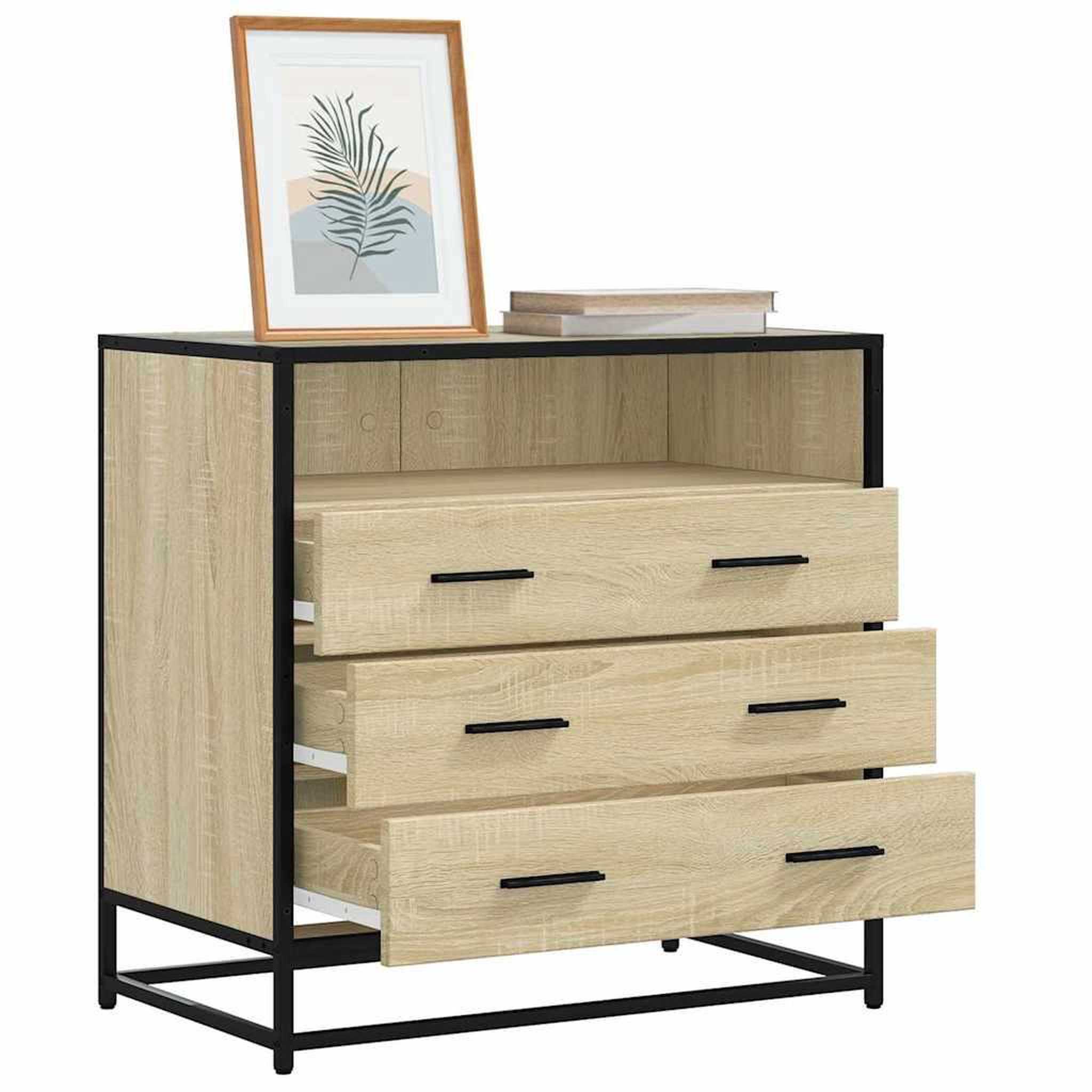 VIDAXL Commode chene sonoma 70x41x70 cm bois d'ingenierie
