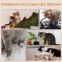 Voir la diapositive 6 : PAWHUT Mur d'escalade pour chat - arbre à chat design mural - griffoirs, grattoirs, jeux - sisal naturel peluche beige