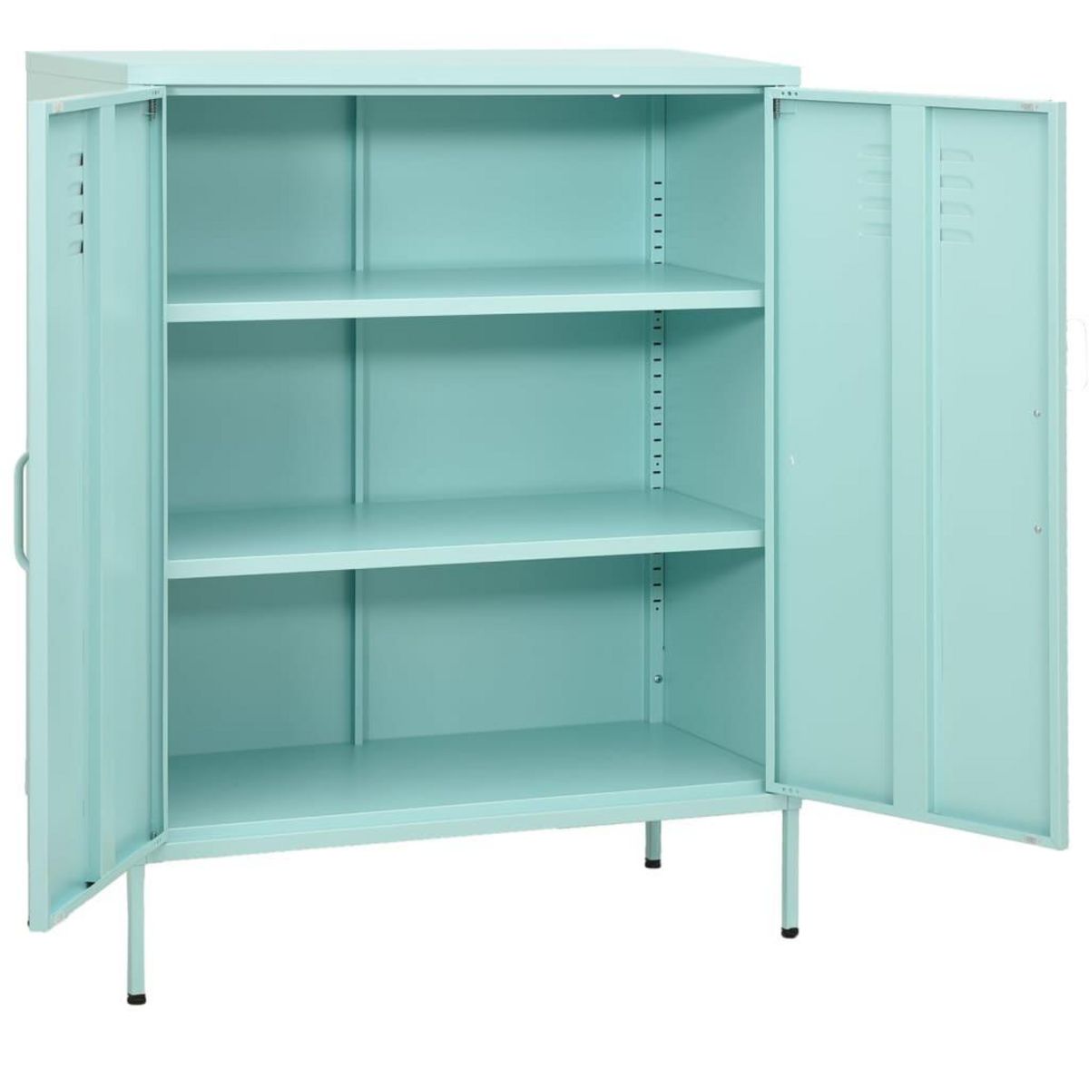 VIDAXL Armoire de rangement Vert menthe 80x35x101,5 cm Acier