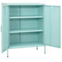 Voir la diapositive 2 : VIDAXL Armoire de rangement Vert menthe 80x35x101,5 cm Acier